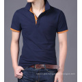 Fitted Fashion Plain Cotton Custom Wholesale Men Polo T Shirt